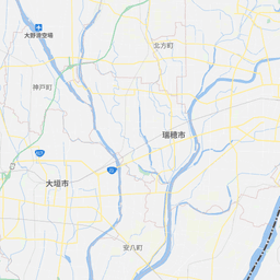 名神高速道路の渋滞地図(2026/08/19 8:39 時点)