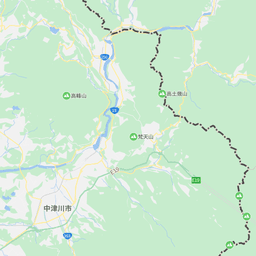 中央自動車道の渋滞地図(2026/10/02 12:18 時点)