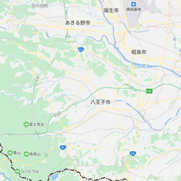 首都圏中央連絡自動車道の渋滞地図(2026/10/02 12:20 時点)