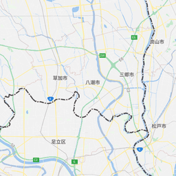 首都高速川口線の渋滞地図(2026/08/19 8:39 時点)