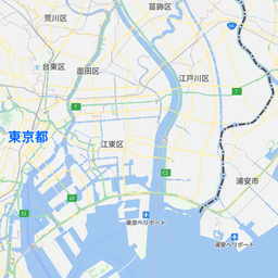 首都高速7号小松川線の渋滞地図(2026/08/19 8:34 時点)